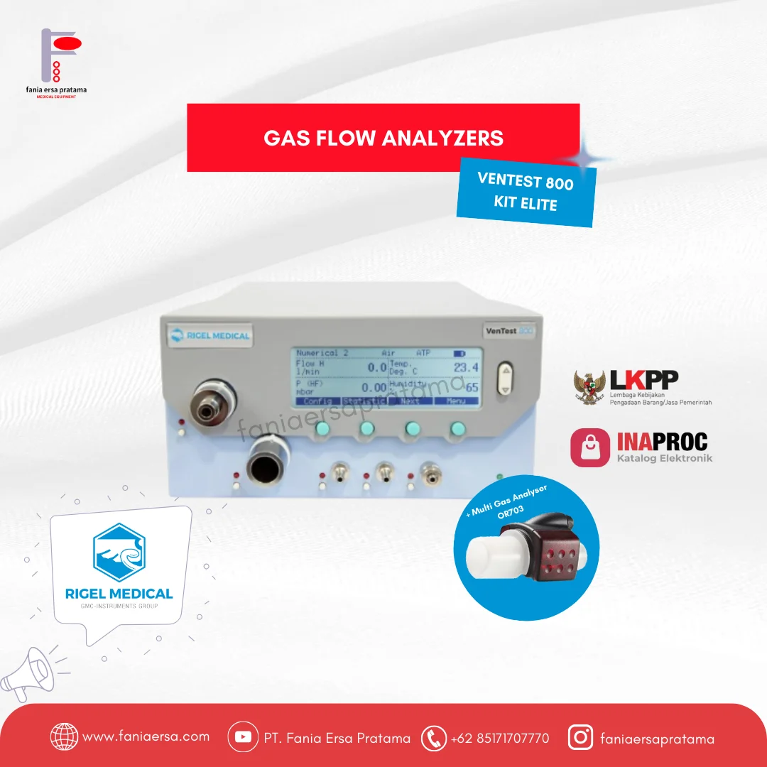 RIGEL GAS FLOW ANALYZERS VENTEST 800 KIT ELITE